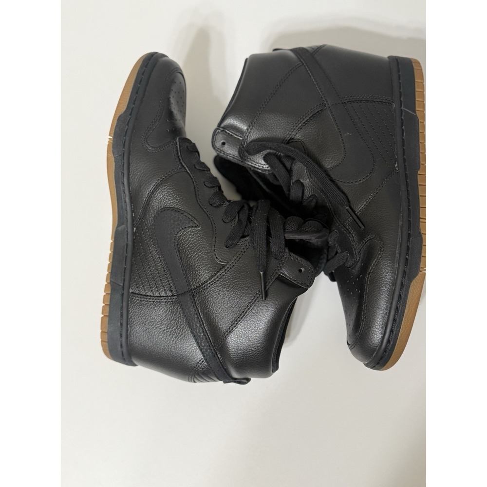Nike Dunk Sky Hi Essential Black Gum Hidden Wedge Shoe 644877-014 Women Size 9.5 - Picture 4 of 7